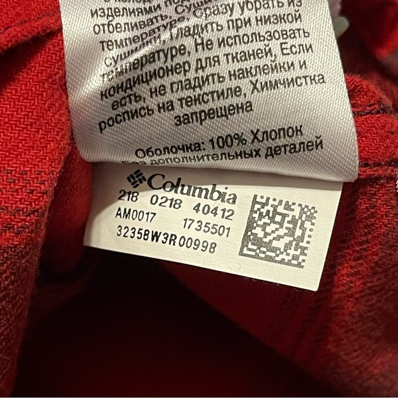 COLUMBIA Men's Boulder Ridge Long Sleeve Flannel Shirt - Size Small - Picture 6 of 8